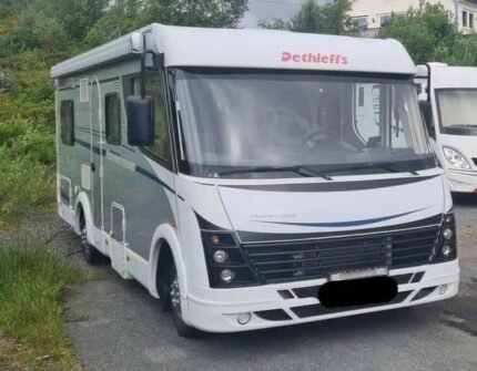 Prix : 17500€  FIAT 2.3 130 CH Dethleffs Advantage , automatique, diesel , kilométrage : 64551 Km , année : 2010 , 4 places , 4 couchages , permis B , panneaux solaires , test d’étanchéité ok, porte vélo