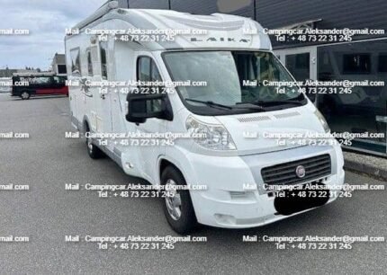 Prix : 15000€  FIAT 2.3 130 CH Laika Kreos 3012 , année : 2011 , kilométrage : 75000 KM , diesel , manuelle , 4 places , 4 couchages , permis B , panneaux solaires , lit centrale , panneaux solaires , porte vélo , test d’étanchéité ok,