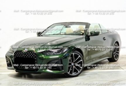 Prix : 24000€  BMW Série 4 Cabriolet II (G23) 420iA 184ch M Sport, année : 2022 , automatique, essence , kilométrage : 22153 KM , 