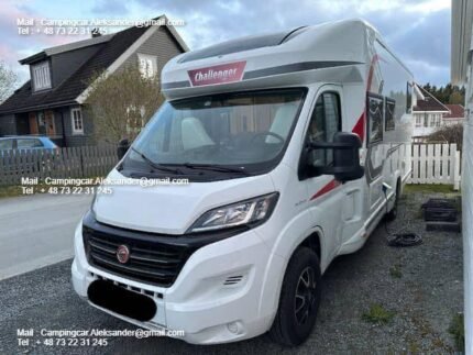 Prix : 25000 ! 5 places ,  FIAT 2.3 131 CH Challenger 387 GA Special Edition , année : 2018 , kilométrage : 92000 Km , diesel , manuelle , 5 places , 5 gouaches , permis B , panneaux solaires , porte vélo , test d’étanchéité ok 