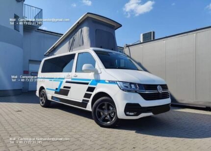 Prix : 35000€ ! 6 places   VOLKSWAGEN T6.1 MERCUS CAMPER CALIFORNIA , année : 2023 , manuelle, diesel , 6 places , 4 couchages , panneaux solaires