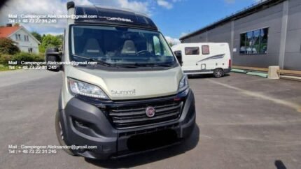 Prix : 35000€ !! 2021 , 17000 KM  FIAT 2.3 160 CH Pøssl Summit 640 Prime 160 ch 9 trins automatique , diesel , année 2021 , kilométrage : 17000 Km , 4 places , 4 couchages