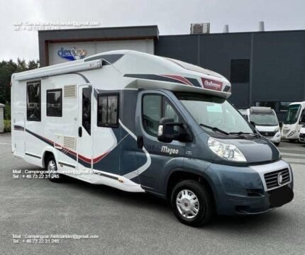 Prix : 18500€  FIAT 2.3 130 CH Challenger Mageo 398 // Lit Queen + lit relevable / Chauffage Truma diesel + 230v / NAVI / NX-5 / R.cam / année : 2014 , kilométrage : 48844 km , diesel , manuelle , 4 places , 4 couchages , Panneaux solaires , porte vélo