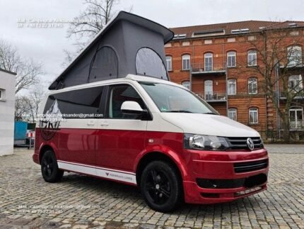 Prix : 16500€  Volkswagen T5 California T5*2,0 TDI* 5 places aménagée VIP Cuisine *WC / manuelle / diesel / 2012 / 140.000 Km / 4 places , 4 couchages