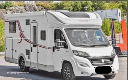 Prix : 36000€  FIAT 2.3 160 CH Solifer , année : 2020 , automatique, diesel , kilométrage : 12500 Km , 4 places , 4 couchages , permis B , panneaux solaires , test d’étanchéité ok, porte vélo , 