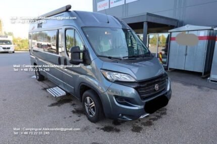 Prix : 18500€  FIAT 2.3 130 CH Weinsberg R47 , année : 2016 , kilométrage : 77.000 Km , diesel , manuelle , 4 places , 4 couchages , panneaux solaires