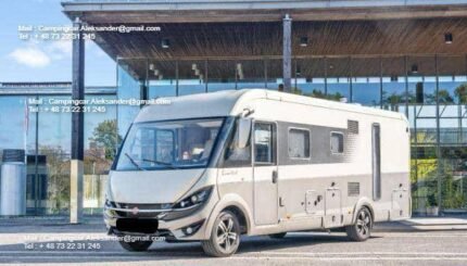 Prix : 55000€ ! SALON ARRIÈRE ET LIT DOUBLE.  FIAT 2.3 177 Ch Bürstner , année : 2020 , automatique, diesel , 5 places , 5 couchages , panneaux solaires