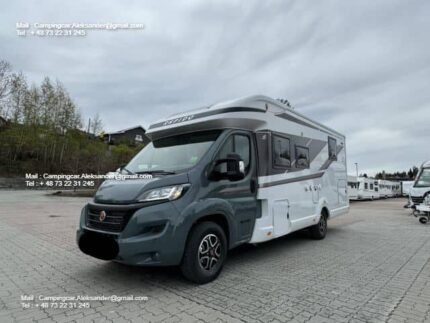 Prix : 52500€ ! Année: 2023   FIAT 2.3 140 CH Rapido 696F - / 140 CV / AUTOMATIQUE / 3650KG / 3500KG / CHASIS LEGER / NAVI / R.KAMERA / QUEENBED / RAISED BED / année : 2023 , diesel , 4 places , 4 couchages , permis B , panneaux solaires , 