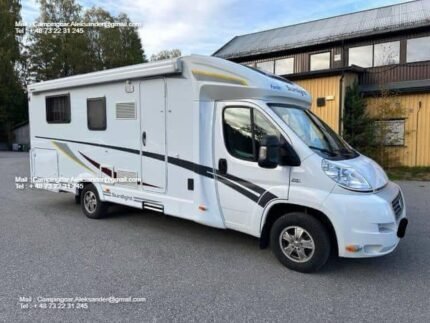 Prix : 17500€  FIAT 2.3 150 CH Sunlight T69 , année : 2012 , kilométrage : 76224 Km , 4 places , 4 couchages, permis B , panneaux solaires