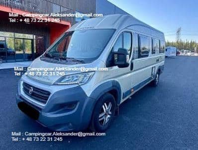 Prix : 23500€  FIAT 2.3 150 CH Pøssl ROADCRUISER , année : 2017 , manuelle , kilométrage : 68900 Km , diesel, 4 places , 4 couchages , panneaux solaires , porte vélo