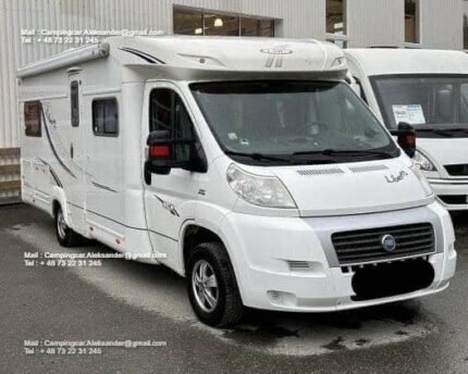 Prix : 12000€  FIAT 2.3 131 Ch LMC Liberty semi integral, année : 2007 , kilométrage : 142 247 km, manuelle , diesel , 4 places , 4 couchages. Permis B , 