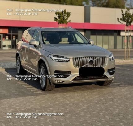 PRIX : 16000€ ! 7 places   Volvo XC 90 T6 AWD Inscription 7 places 3.0 320 CH , année : 2016 , kilométrage : 148.000 Km , Essence , automatique, 