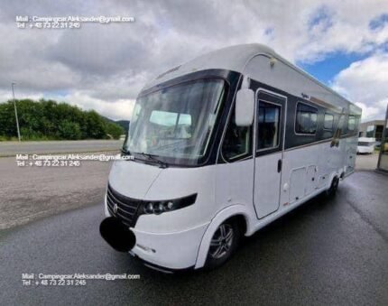 Prix : 55000€  FIAT 3.0 177 CH Frankia I840 QD , année : 2017 , kilométrage : 60.000 Km , 5 place , 5 couchages , permis C , panneaux solaires , 