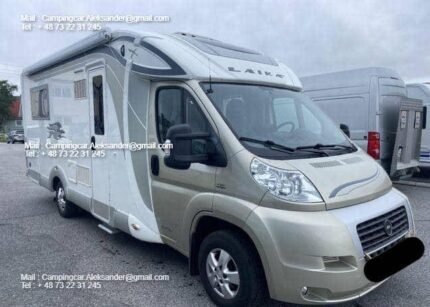Prix : 18500€  FIAT 2.3 150 CH Laika X 712R med Queenbed , année : 2013 , manuelle , kilométrage : 43000 km , diesel , 4 places , 4 couchages , panneaux solaires, test d’étanchéité ok , 