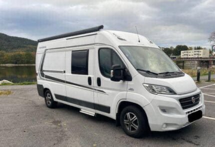 Prix : 20.000€  FIAT 2.3 130 CH Weinsberg , année : 2016 , manuelle, diesel , 92 000 km certifié , 4 places , 4 couchages , permis B , panneaux solaires