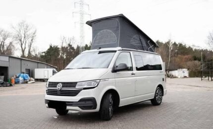 Prix : 25000€ ! 7 places .   VOLKSWAGEN CALIFORNIA T6 BEACH 2.0 177 CH , année : 2020 , kilométrage : 46106 Km , 7 places , 4 couchages , porte vélo , diesel , automatique