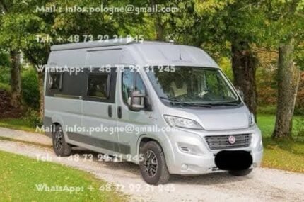 Prix : 22000€   FIAT 2.3 150 CH Westfalia ,2017 manuelle , 4 places , 4 couchages, panneaux solaires , permis B , diesel , manuelle