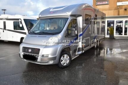 Prix : 26000€  FIAT 3.0 177 CH Frankia 840 LUXURY , année : 2012 , kilométrage :89000 Km , 4 places , 4 couchages , permis C. Panneaux solaires, , lit centrale
