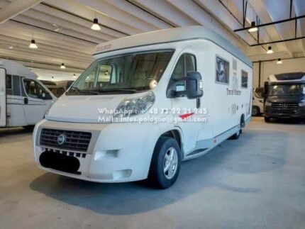 Prix : 15000€  FIAT 2.3 130 CH KABE Travel Master , année : 2007 , kilométrage : 55000 km , 4 places , 4 couchages, permis B , panneaux solitaires , 3500 Kg.  