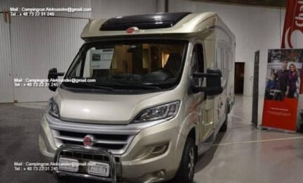 Prix : 22000€  FIAT 2.3 150 CH Bürstner NEXXO T720 , année : 2015 , automatique, diesel , 4 places , 4 couchages , permis B, panneaux solaires , test d’étanchéité ok , 56000 Km