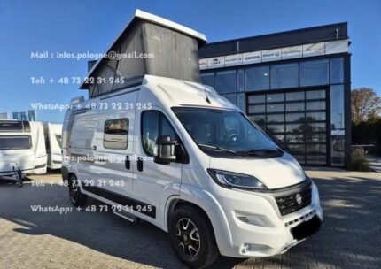 Prix : 40000€ ! NEUF  Fiat 2.0 140CH Ducato Carabus 600 MQ , année : 2023, diesel , manuelle , kilométrage : 1 km, 3 500 kg , permis B , 4 places , 4 couchages, panneaux solaires , test d’étanchéité ok