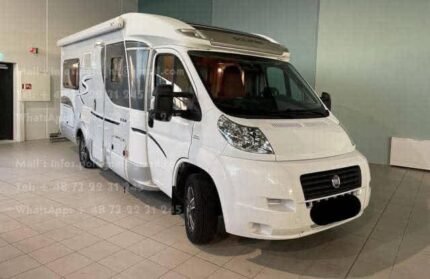 Prix : 15000€  FIAT 2.3 130ch Solifer EM 653, manuelle , diesel, 2011, 97500km, 4 places , 4 couchages , panneaux solaires , permis B, lit français