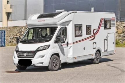 Prix : 36000€  FIAT 2.3 160 CH Solifer , année : 2020 , automatique, diesel , kilométrage : 12500 Km , 4 places , 4 couchages , permis B , panneaux solaires , test d’étanchéité ok, porte vélo , 