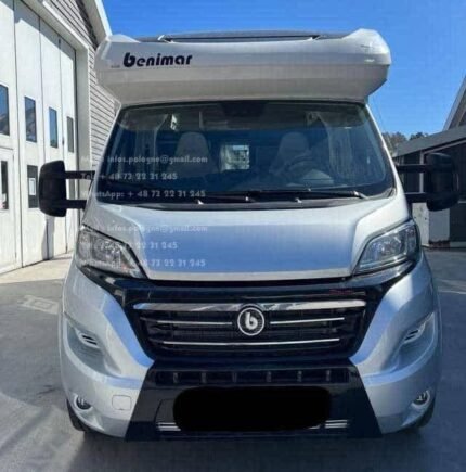 PRIX : 40000€  FIAT 2.3 160 CH Benimar MILEO 282 , année : 2021 , kilométrage : 14031 KM , 4 places , 4 couchages , permis n , panneaux solaires , permis B. porte vélo , test d’étanchéité ok
