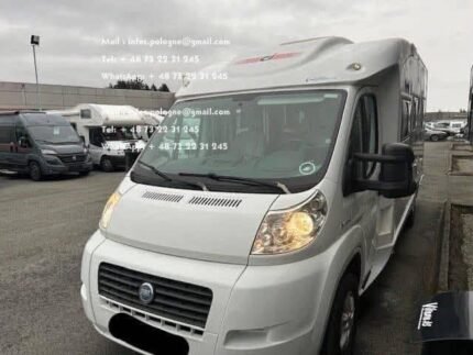 Prix : 13000€  FIAT 2.3 130 CH Riviera , année : 2007 , manuelle , diesel, 91000 Km , 4 places , 4 couchages , panneaux solaires , porte vélo , test d’étanchéité ok