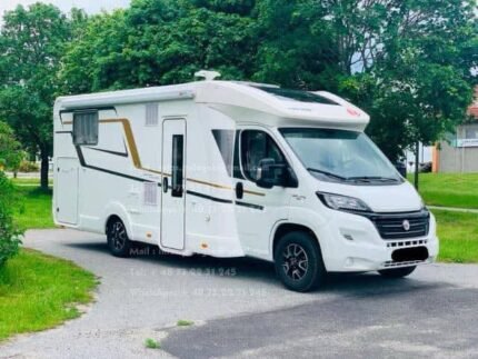 Prix : 25000€  FIAT 2.3 131 CH Eura Mobil 720QB , année : 2017 , kilométrage : 47869 km , lit centrale , 4 places , 4 couchages , panneaux solaires , test d’étanchéité ok , diesel , manuelle