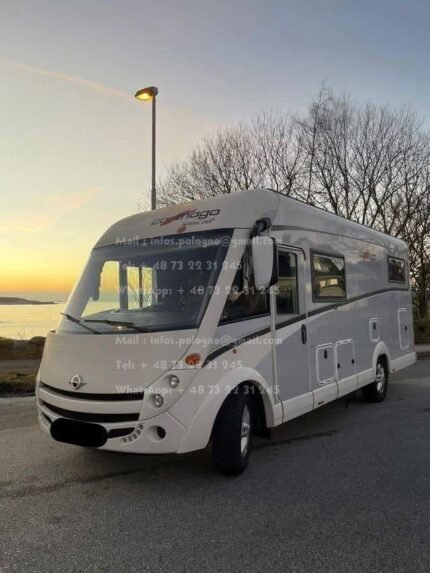 Prix : 26000€   Fiat 2.3 148CH Carthago C-Compactline I 143, année : 2016 , kilométrage : 78 143 km , Automatique , diesel , 4 places , 4 couchages ,3 500 kg , permis B , panneau solaire , test d’étanchéité ok, 