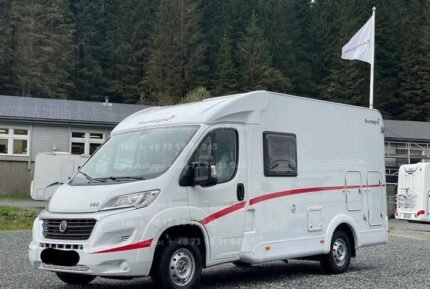 Prix : 21000€   Fiat 2.3 120CH Sunlight V60 , année : 2020, kilométrage : 18 000 km , Diesel, manuelle , 3 places , 3 couchages , 3 500 kg , permis B , panneau solaire , porte vélos , test d’étanchéité ok