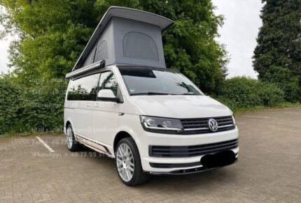 Prix : 18000€  Volkswagen California t6 VW T6 avec carrosserie Camper4Mountain. Année : 2017 , kilométrage : 118450 Km , 4 places , 4 couchages , panneaux solaires , porte vélos , diesel , manuelle