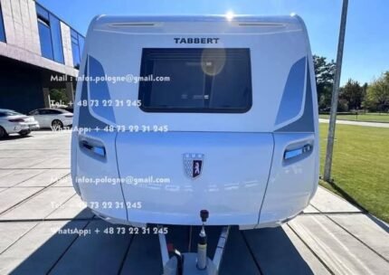 Prix : 17500€   CARAVAN Tabbert Rossini 490 , année : 2023 , 5 couchages , Poids du véhicule en ordre de marche (kg) 1 330 kg (1 263 kg - 1 396 kg) , Poids réel du véhicule (kg) 1 502 kg