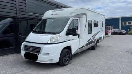 Prix : 14000€   Fiat 2.3 130CH Hobby EXLUSIVE 650 , année : 2009, kilométrage : 86 984 km , Manuelle , diesel , 4 places , 4 couchages ,3 500 kg , permis B , panneau solaire , porte vélo , test d’étanchéité ok