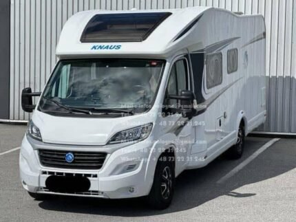Prix : 25000€  Fiat 2.3 150CH Knaus Sky Wave 650 R21 , automatique , diesel , 41000 Km ( certifié) / 2017 , 4 places , 4 couchages, 3 500 kg , permis B , panneau solaire , porte vélo, test d’étanchéité ok,