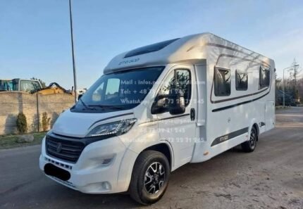 Prix : 22000€   Fiat 2.3 150CH Ducato Capron T7400 QB, année : 2018, kilométrage : 3 500 km , diesel , manuelle , 4 places , 4 couchages, 3 495 kg , permis B , panneau solaire , porte vélo, test d’étanchéité ok