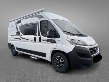 Prix : 19000€  FIAT 2.3 131 CH Roller Team LIVINGSTONE , année : 2018 , kilométrage : 66500 Km , 4 places , diesel , manuelle , porte vélo , panneaux solaires