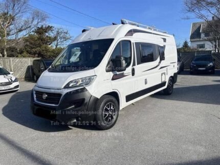 Prix : 25000€   Fiat 2.3 131CH Roller Team Livingstone , année : 2019 , kilométrage : 32 000 km , Diesel, manuelle , 4 places , 3 couchages , 3 500 kg , permis B , panneau solaire , porte vélos , test d’étanchéité ok,