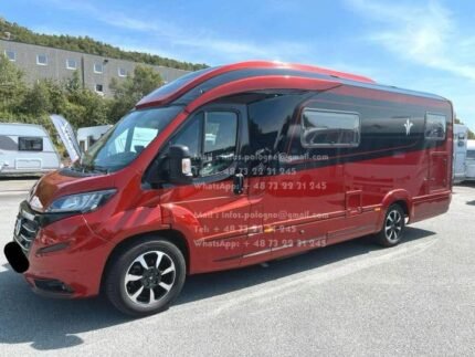 Prix : 48000€    Fiat 2.3 180CH Niesmann-Bischoff SMOVE, automatique, diesel , année : 2019 , kilométrage : 19 000 km , 4 500 Kg , permis C , 4 places , 4 couchages, panneaux solaires , test d’étanchéité ok ,  