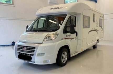 Prix :13000€ ! À VENDRE – RAPIDO 7066F | 3.0 Multijet 160 ch | Année 2007 | 119 000 km | Profilé avec simple lit jumeaux et grand garage  📍 Véhicule prêt à partir – Test d’humidité validé en juin 2025