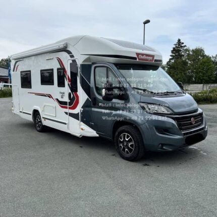 Prix : 22000€     Fiat 2.3 150CH Challenger 391 , automatique, diesel , année : 2019 , kilométrage : 71 631 km , 3 500 Kg , permis B , 4 places , 4 couchages, panneaux solaires , porte vélos , test d’étanchéité ok ,  