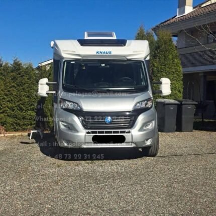 Prix : 27000€   Fiat 2.3 150CH Ducato Knaus SKY TI 700 MEG, année : 2020, kilométrage : 18 500 km , Diesel, manuelle, 4 places , 4 couchages , 3 500 kg , permis B , panneau solaire , porte vélos , test d’étanchéité ok