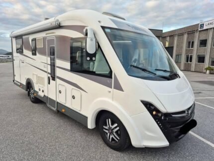 Prix : 32000€ , FIAT Mobilvetta K-YACHT 89 Tekno Line – Élégance italienne, Intérieur cuir, Grand confort – Seulement 38.000 km