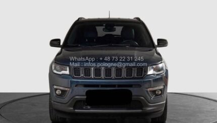 Prix : 14000€ , JEEP COMPASS S 1.3 T4 PHEV 4Xe – 190 ch – 2020 – 72 150 km – Hybride Rechargeable – 4x4