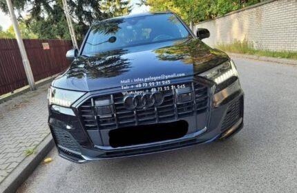 Prix : 28000€ , Audi Q7 – 50 TDI quattro Tiptronic S line – 2021 – 25 346 km – 286 CH – Automatique – SUV premium