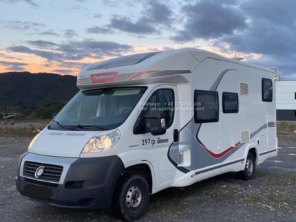 Prix: 23000€! Challenger Genesis 297 GA – 2014 | 71 800 km | 131 ch | 4 places | 4 couchages | Très bien équipée